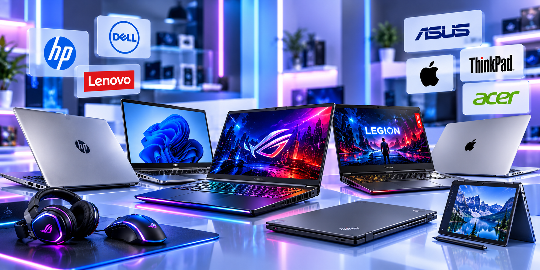 Bannière NANOTECH – ordinateurs portables et PC Gaming